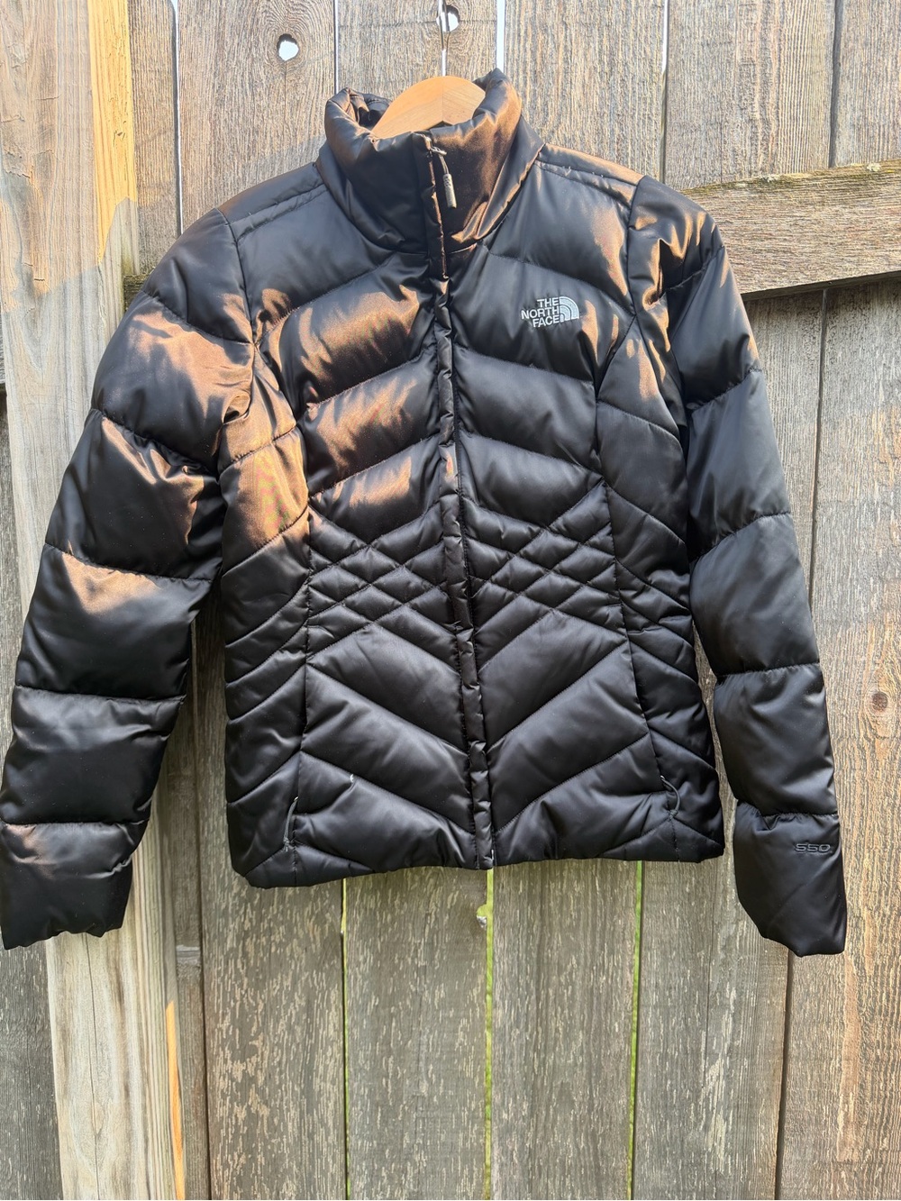 The North Face Aconcagua Black Quilted Down Jacket